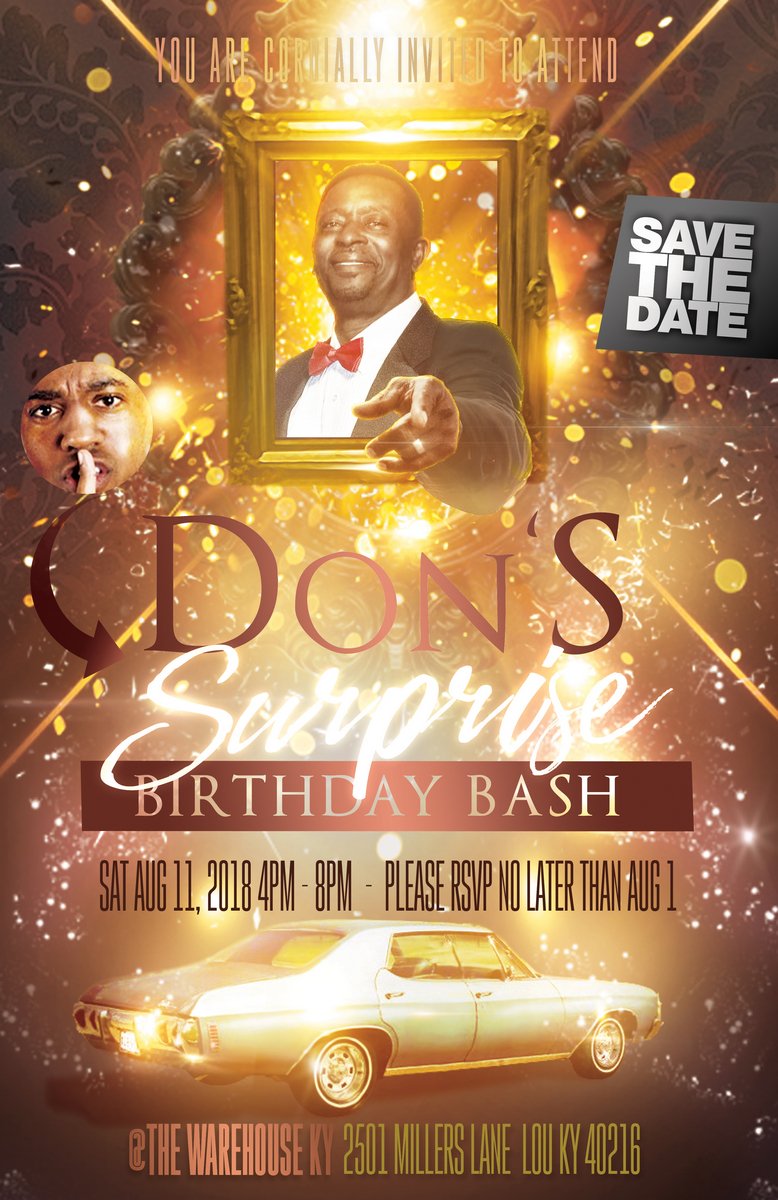 Don's BDay party Invite